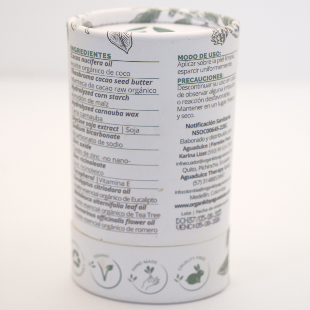 Desodorante Natural 50g Herbal