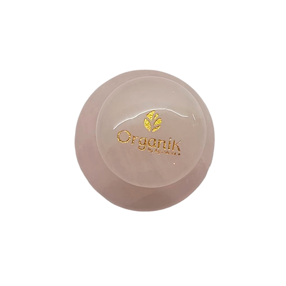 Hongo de Cuarzo Rosa - Gua sha facial