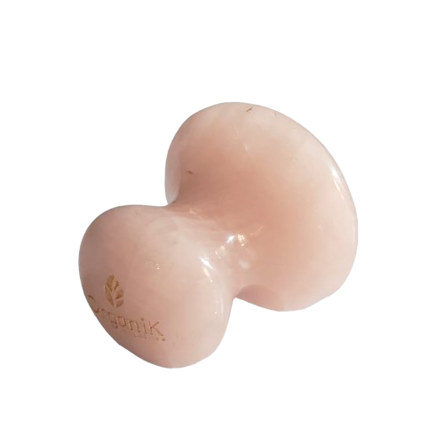 Hongo de Cuarzo Rosa - Gua sha facial