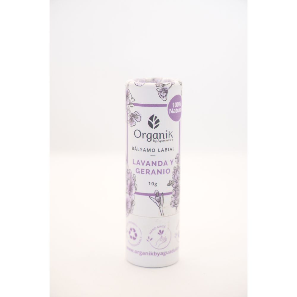 Bálsamo Labial Natural 10g Lavanda Geranio